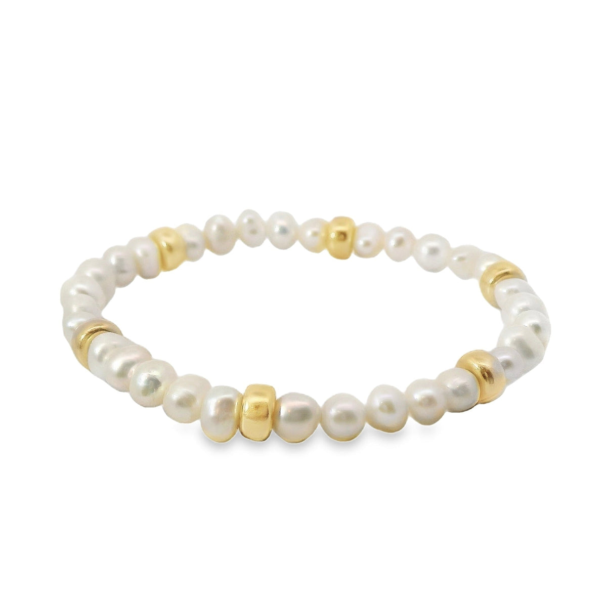 Pearl with Bead Bracelet