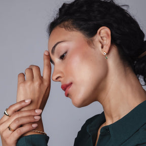 Emerald Drop Earring