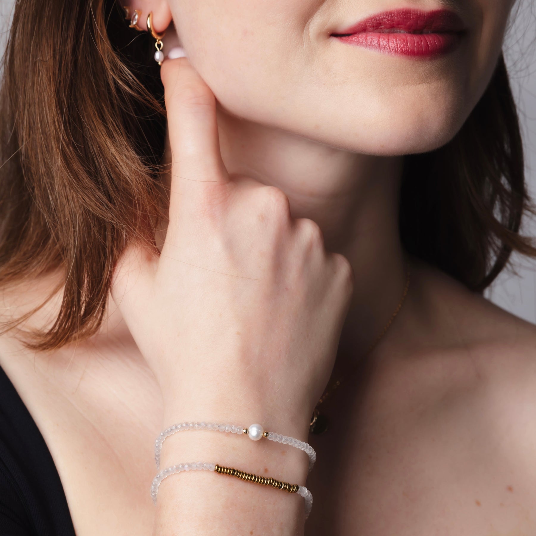 Colourful Beaded Bracelets with Rondelle