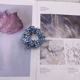 Gingham scrunchies