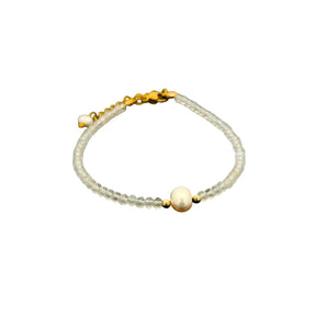 Single pearl beaded bracelets