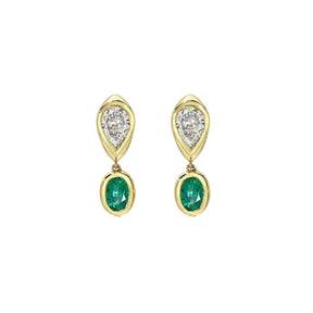 Emerald Drop Earring