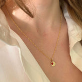 14K Sweet Heart Engravable Necklace