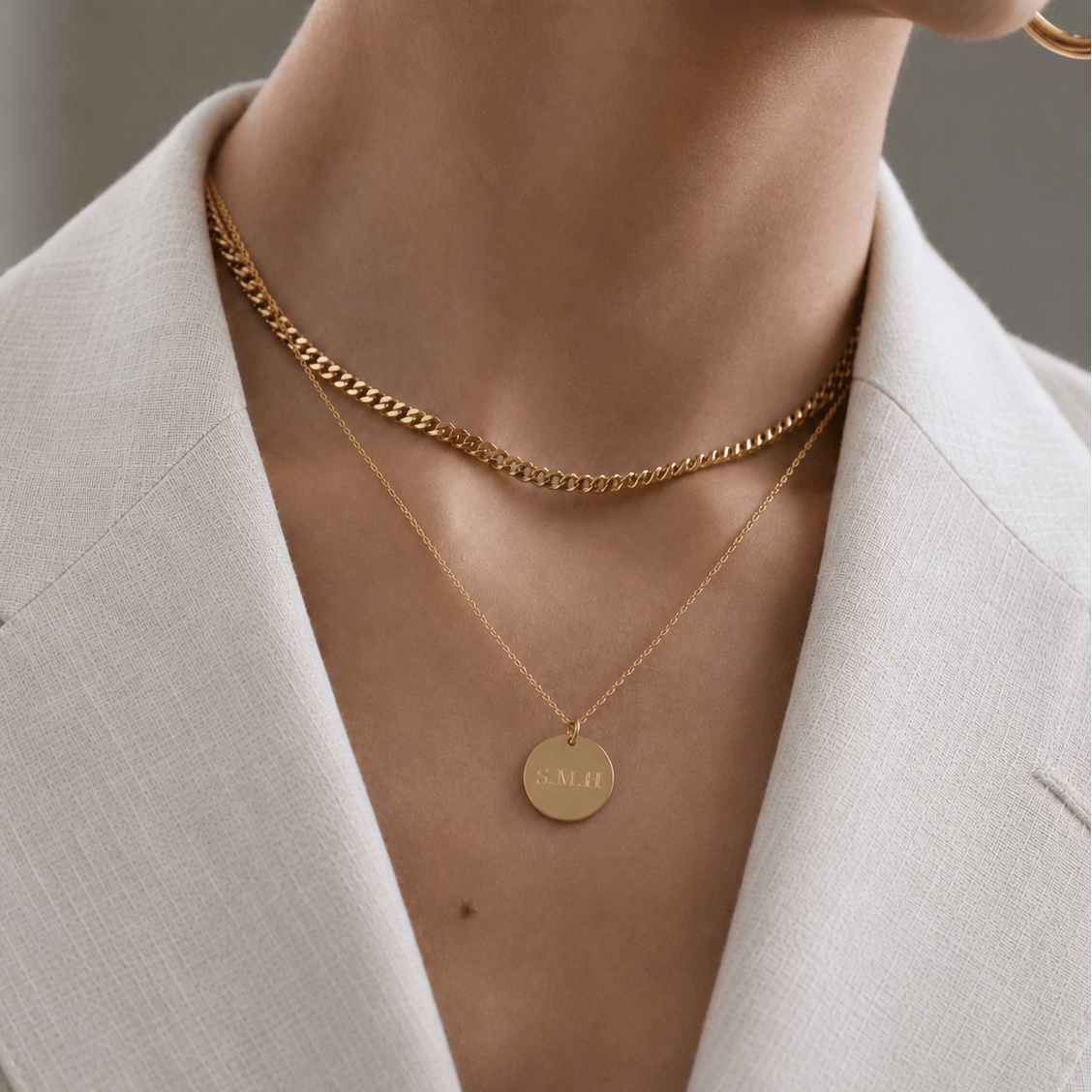 Tay Monogram Necklace