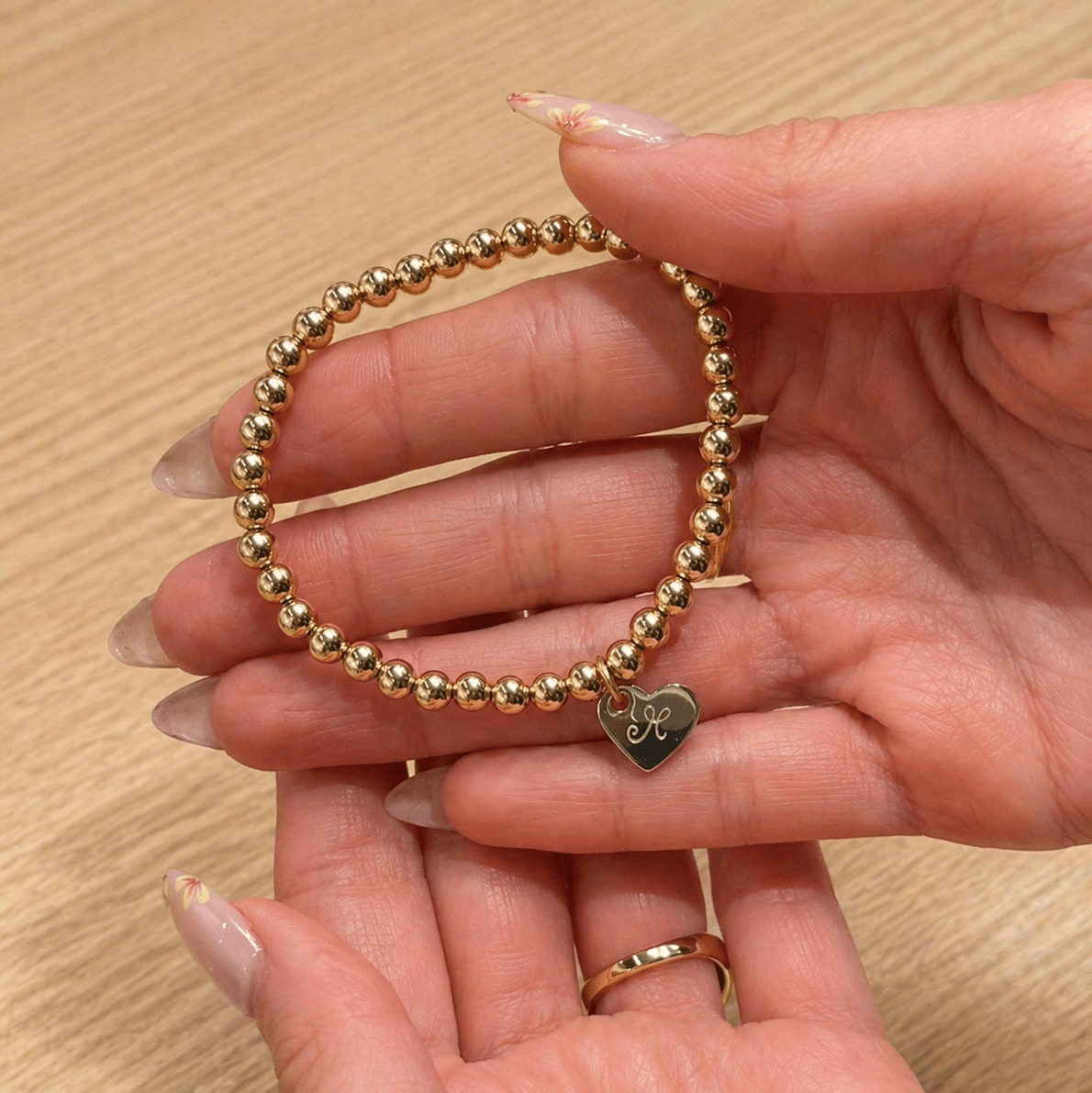 Bundle & Save 15% off- Chunky Mixed Metal Heart 5mm Bracelet