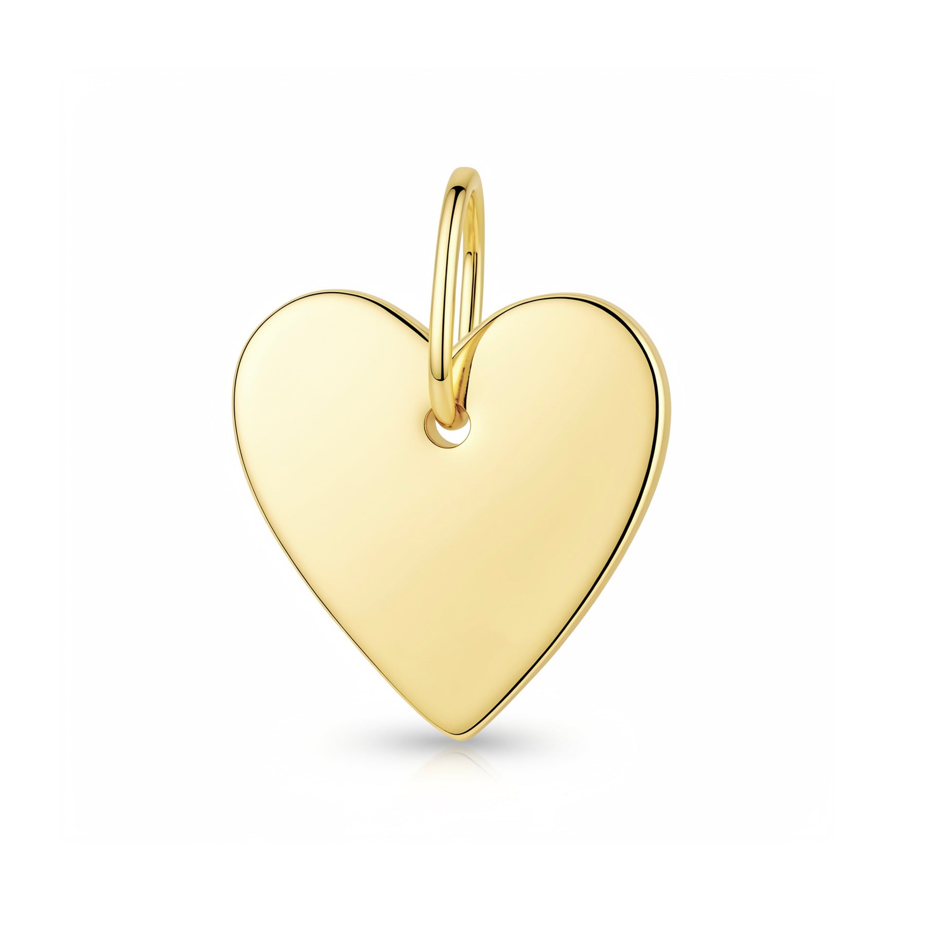 Medium Heart Engravable Charm