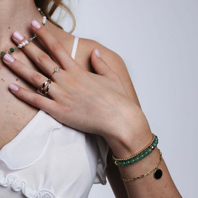 Green Aventurine Beaded Bracelet