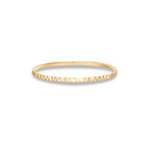 14K Gold Textured Stacking Ring