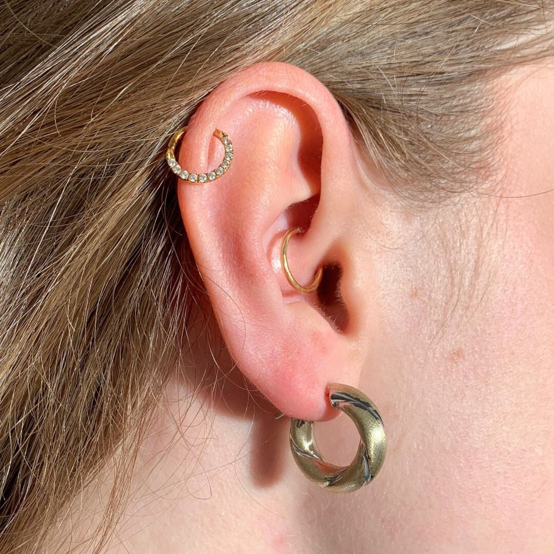 10K Chunky Twisted Huggies