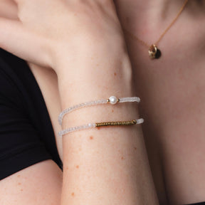 Colourful Beaded Bracelets with Rondelle