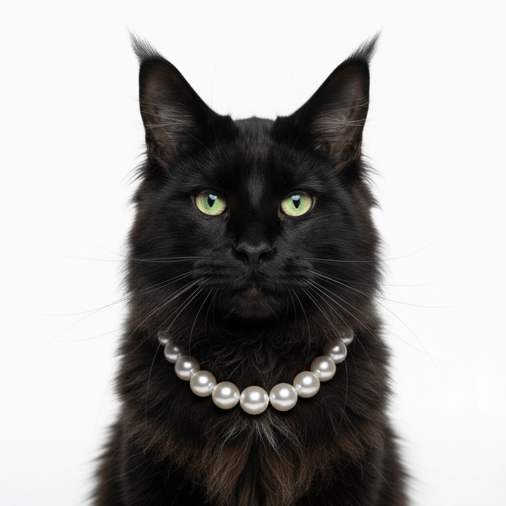 Pearl pet necklaces