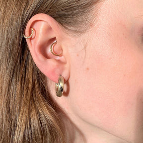 10K Chunky Twisted Huggies