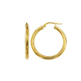 10K Twisted Hoops