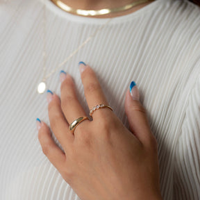 10K Gold Lara Moonstone Ring