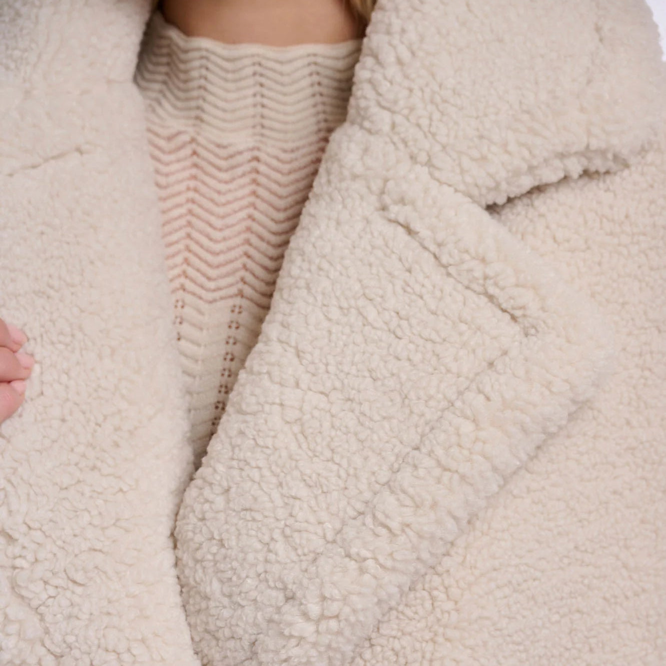 Elicia Teddy Long Jacket