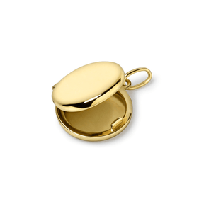 10K Gold Round Engraveable Locket