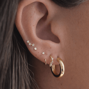 Meg Triple Star Studs