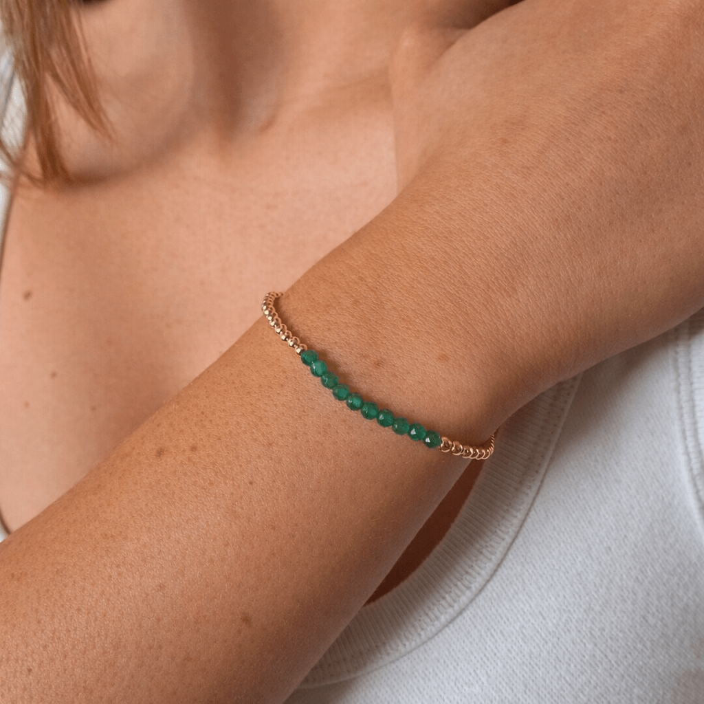 Emerald Section Bracelet