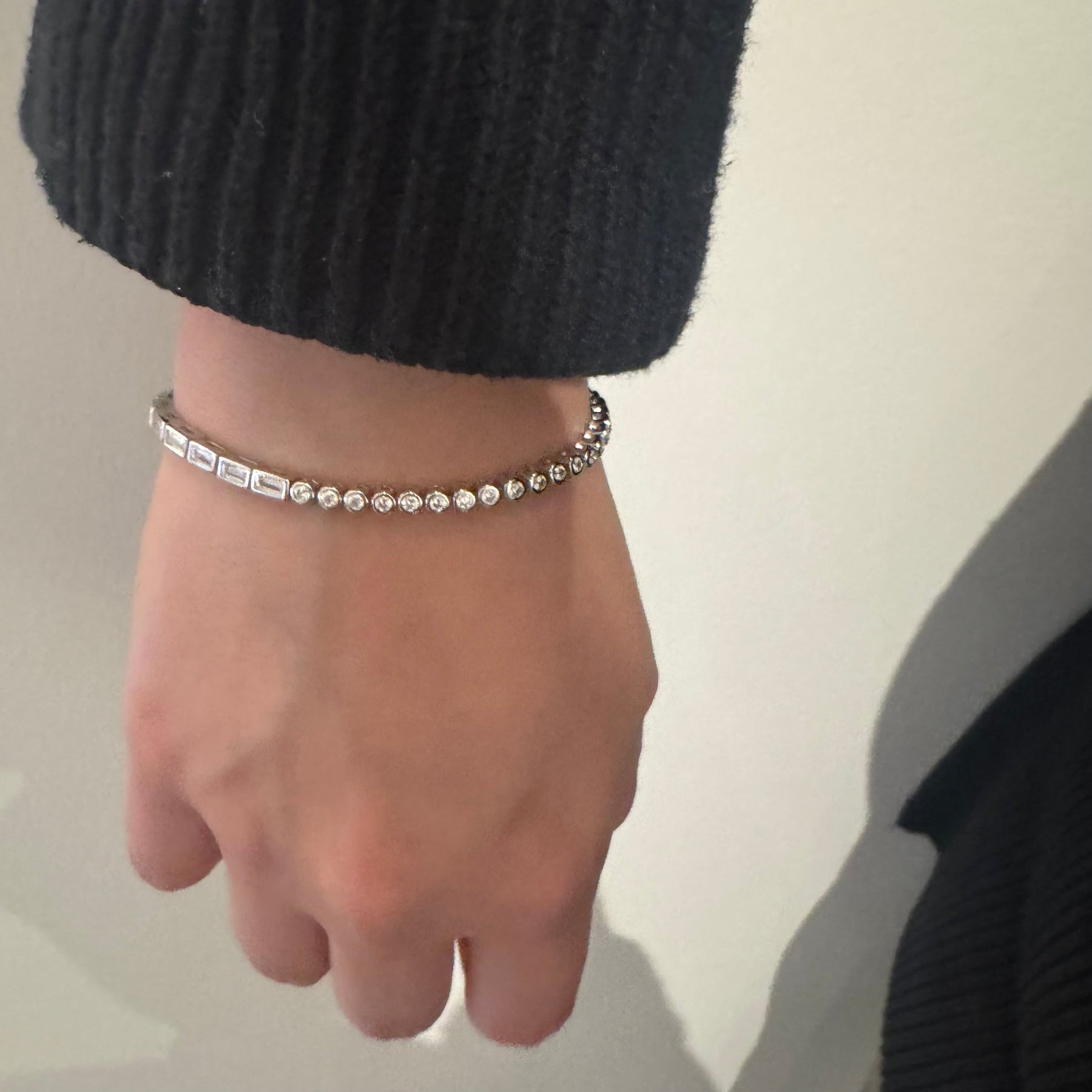 Contemporary Tennis Bracelet