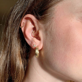 10K Chunky Twisted Huggies