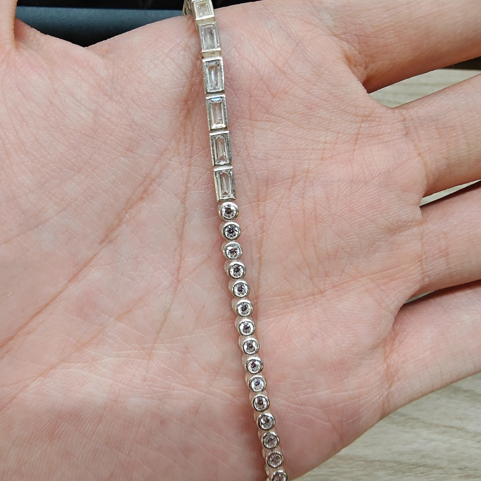 Contemporary Tennis Bracelet