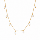 Pearl Drop Short Necklace