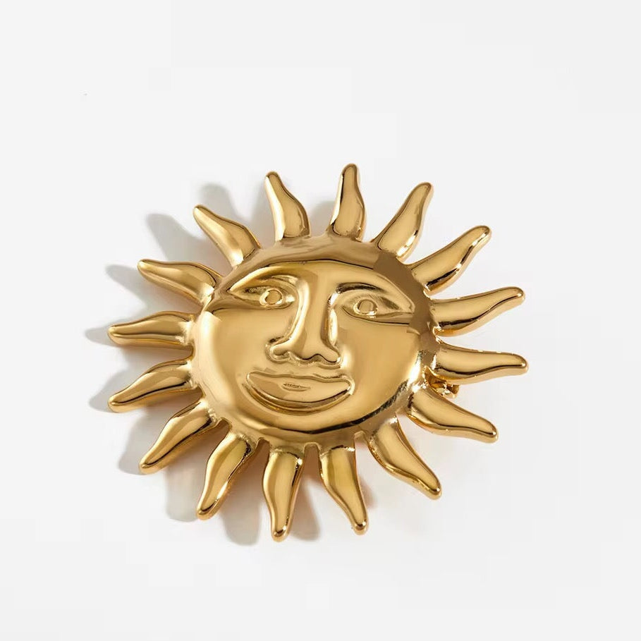 Brooch - Sun