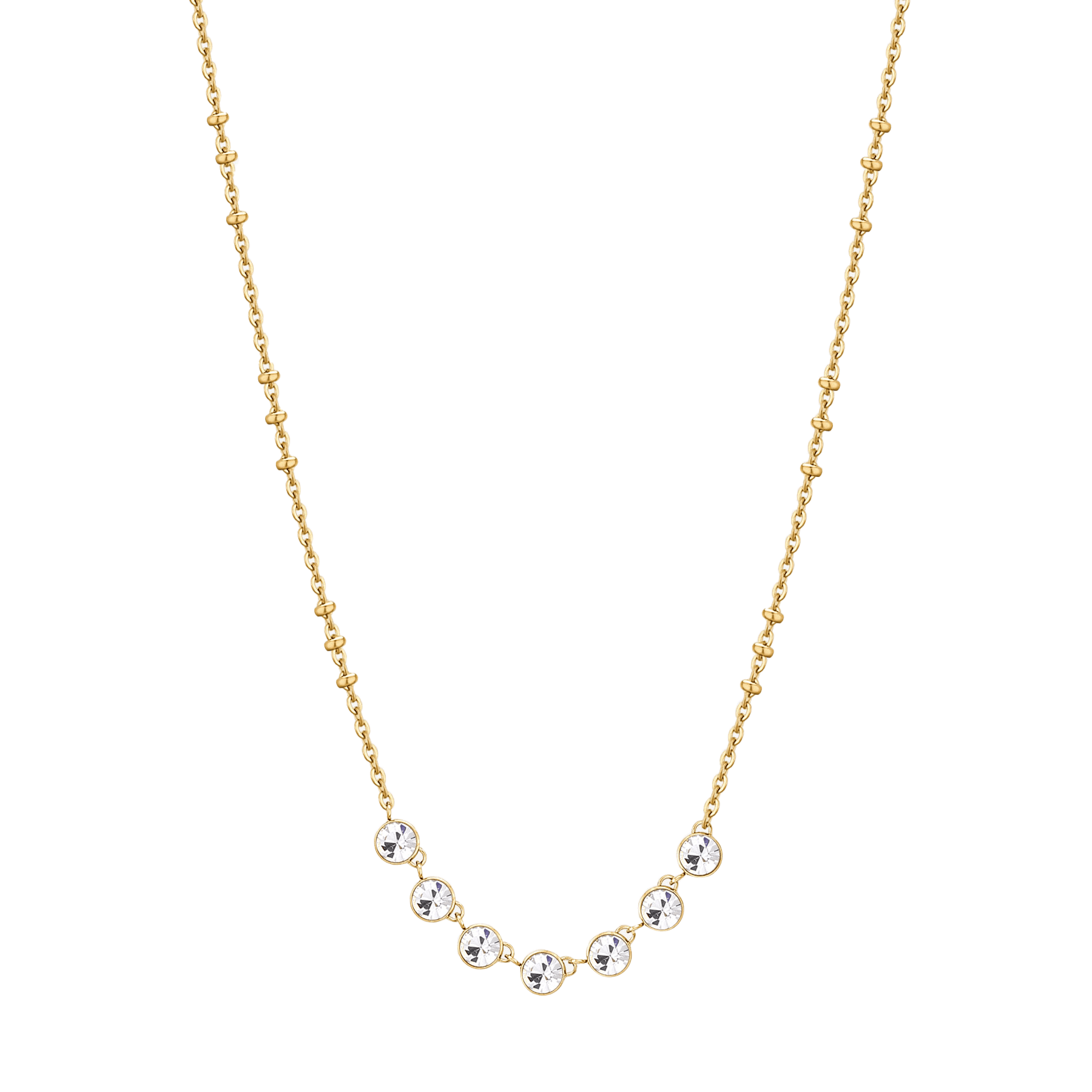 Symphonia Bezel Set Necklace