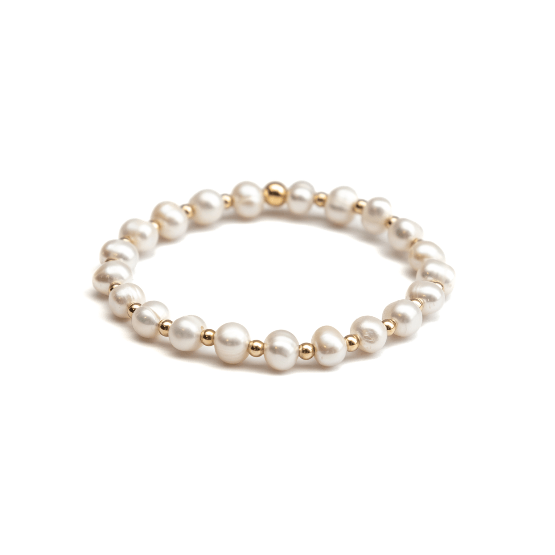 Ball Bracelet With Pearls
