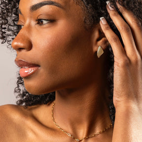 Butterfly Wing Stud Earrings