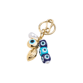 Evil Eye & Pearl Bag Charm