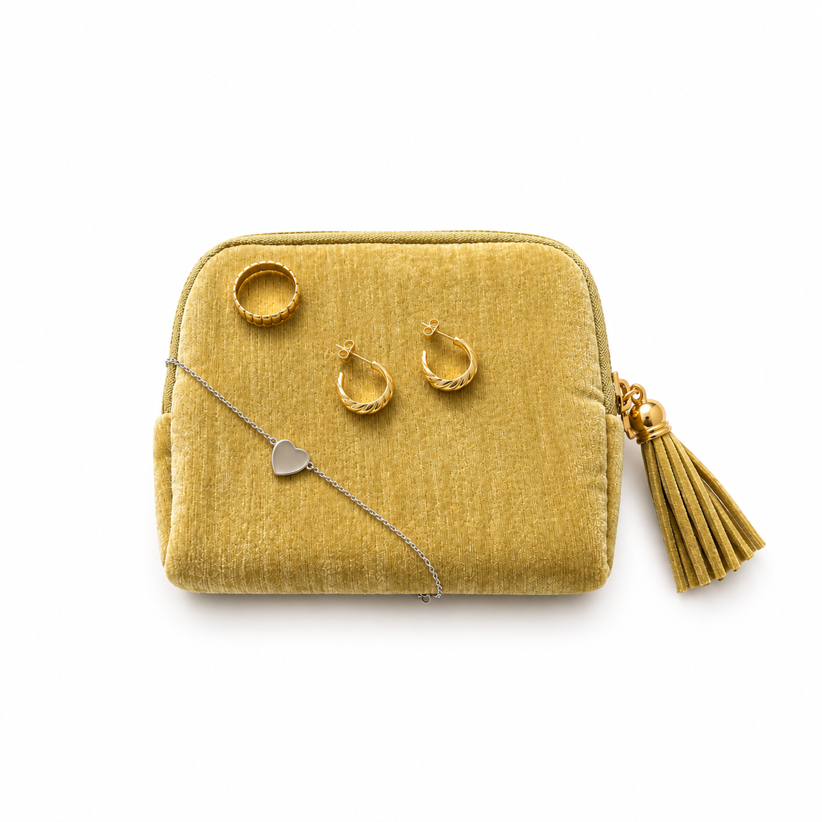Velvet Jewelry Travel Case