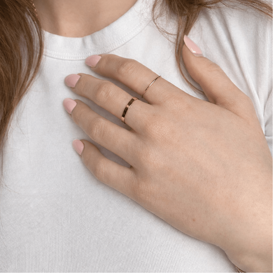 Sparkle Stacking Ring Gold Filled