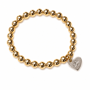 Bundle & Save 15% off- Chunky Mixed Metal Heart 5mm Bracelet