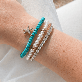 Pearl with Bead Bracelet