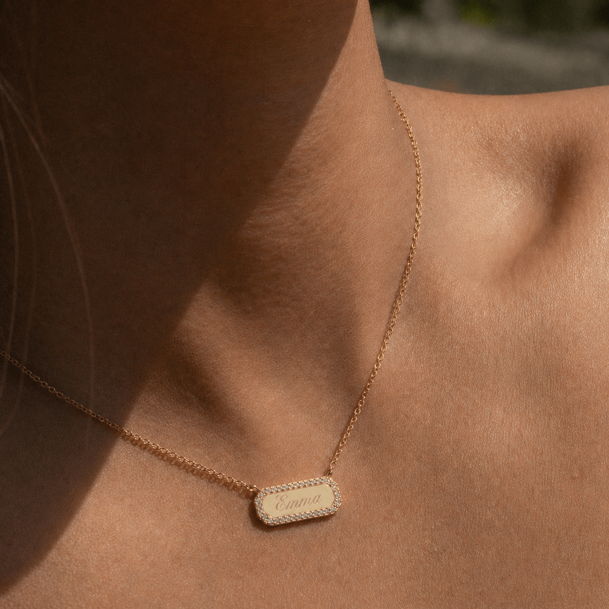 Personalized Bar Necklace