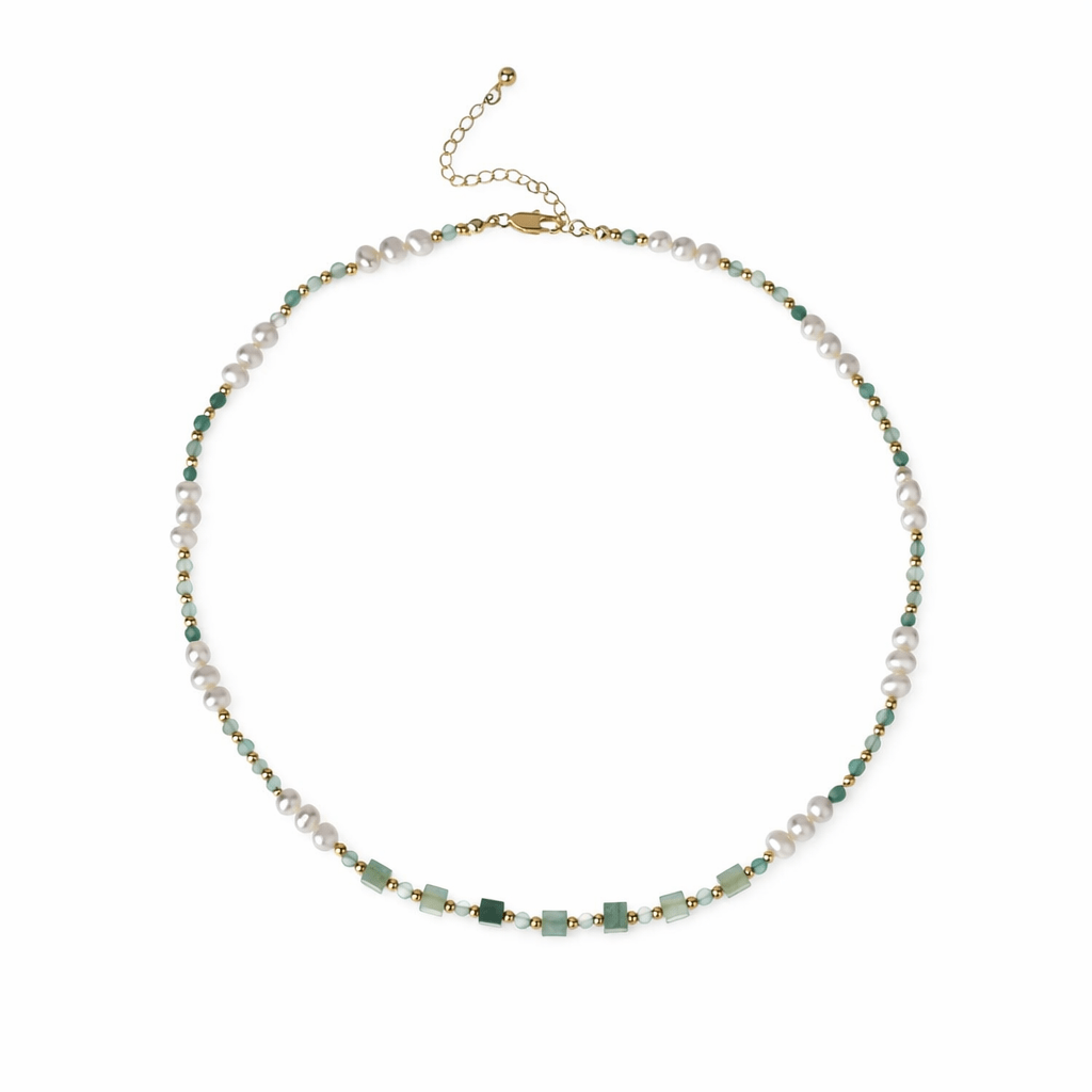 Little Fish and Pearl Beaded Necklace Bundle