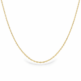 14K Gold Twisted Curb Chain