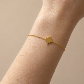Custom Maple Leaf Bracelet