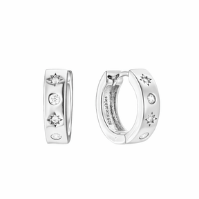 Universe Starburst Chunky Huggie Hoop
