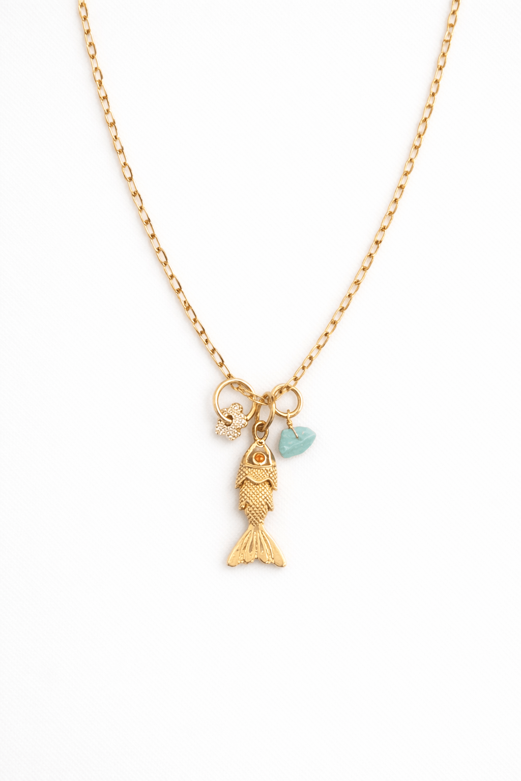 Fish Charm Necklace