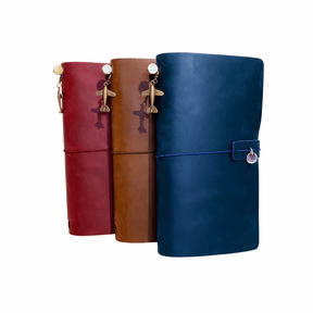 Leather Notebook with Charm