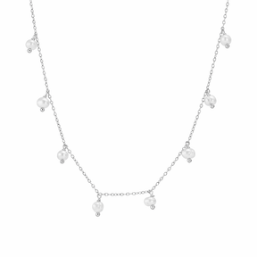 Pearl Drop Short Necklace