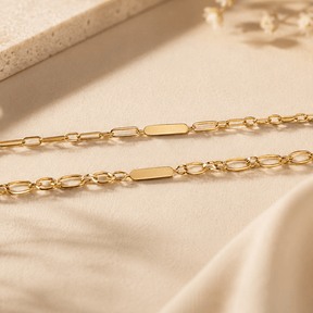 Personalized Paperclip Chain Necklace