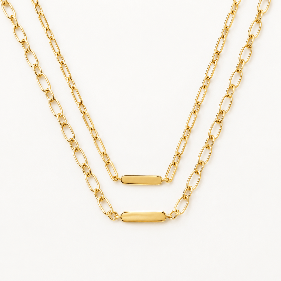 Personalized Paperclip Chain Necklace