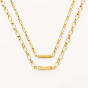 Personalized Paperclip Chain Necklace
