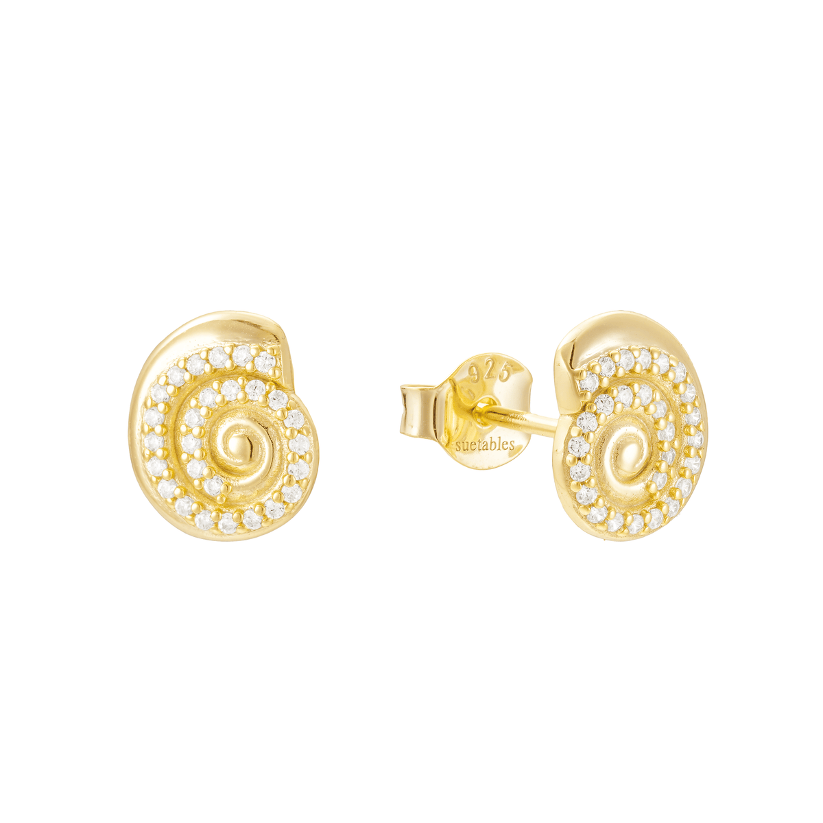Coquille Shell Studs