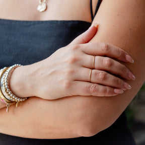 10K Gold Ginny Thin Band Ring