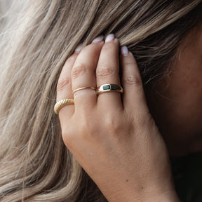 Emerald Dome Ring