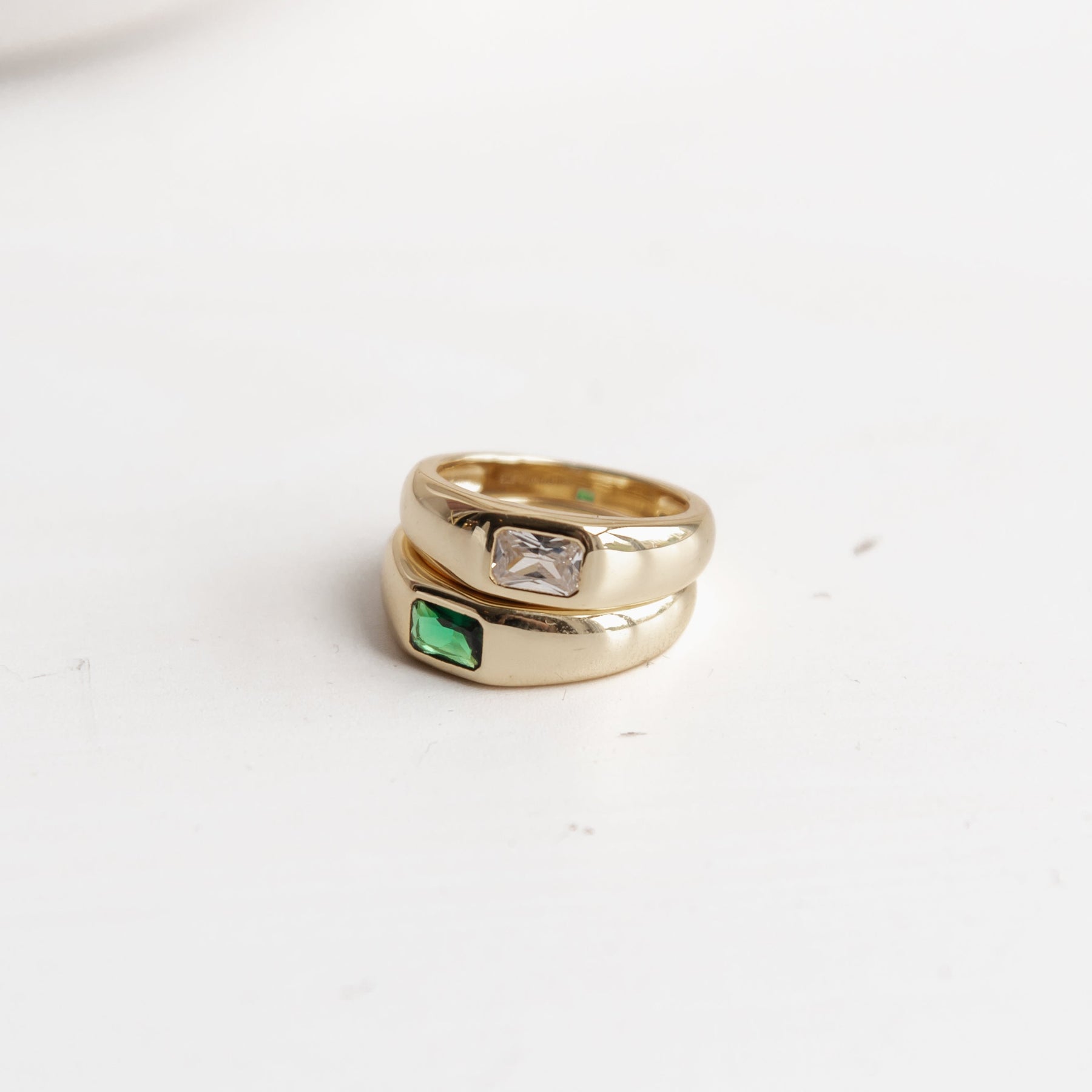 Emerald Dome Ring